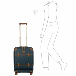 Bric's Bellagio 4 Rollen Kabinentrolley 55 cm mit Dehnfalte