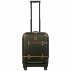 Bric's Hartgepäck Kabinengepäck|4-Rollen Kabinentrolleys<Bellagio 4 Rollen Kabinentrolley 55 cm mit Dehnfalte olivgruen