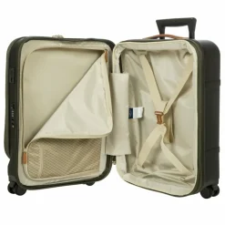 Bric's Hartgepäck Kabinengepäck|4-Rollen Kabinentrolleys<Bellagio 4 Rollen Kabinentrolley 55 cm mit Dehnfalte olivgruen