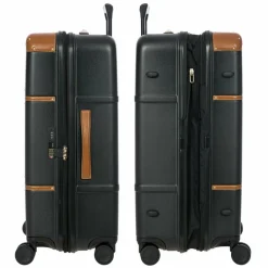 Hot Bric's Bellagio 4 Rollen Trolley 70.5 cm mit Dehnfalte schwarz-braun