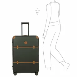 Sale Bric's Bellagio 4 Rollen Trolley 76 cm mit Dehnfalte olivgruen