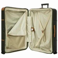 Bric's 4-Rollen Koffer|Hartgepäck<Bellagio 4 Rollen Trolley 82 cm mit Dehnfalte olivgruen