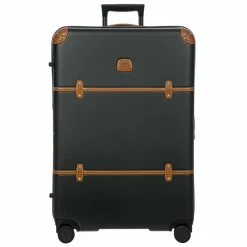 Hot Bric's Bellagio 4 Rollen Trolley 76 cm mit Dehnfalte schwarz-braun