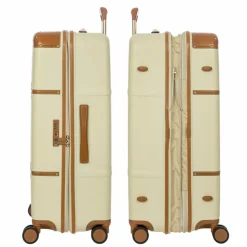 Bric's 4-Rollen Koffer|Hartgepäck<Bellagio 4 Rollen Trolley 76 cm mit Dehnfalte creme