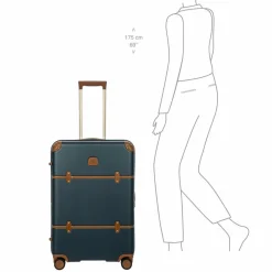 Bric's Bellagio 4 Rollen Trolley 70.5 cm mit Dehnfalte