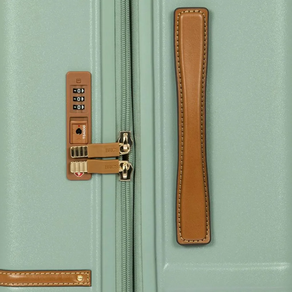 Bric's 4-Rollen Koffer|Hartgepäck<Bellagio 4 Rollen Trolley 70.5 cm mit Dehnfalte eucalyptus