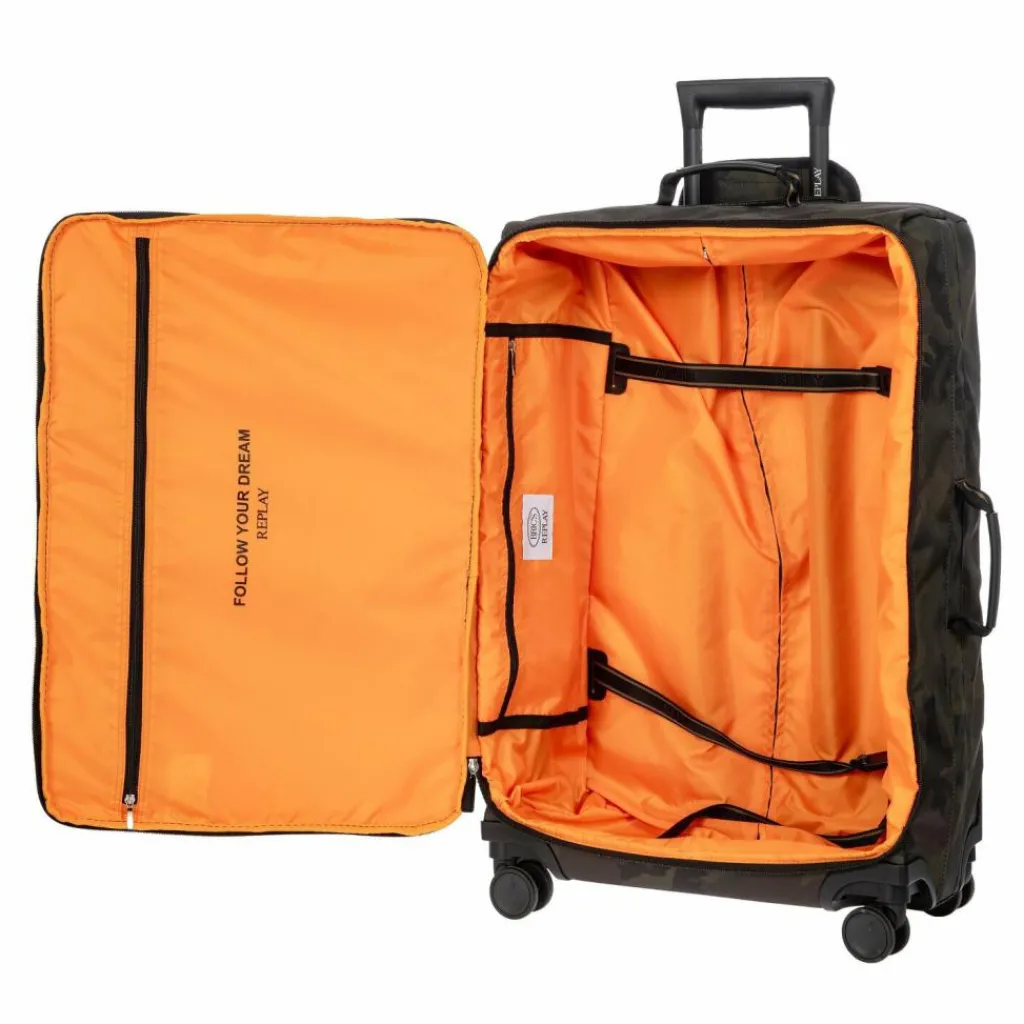 Bric's Weichgepäck|4-Rollen Koffer<Bric´s x Replay 4 Rollen Trolley 71 cm green camou