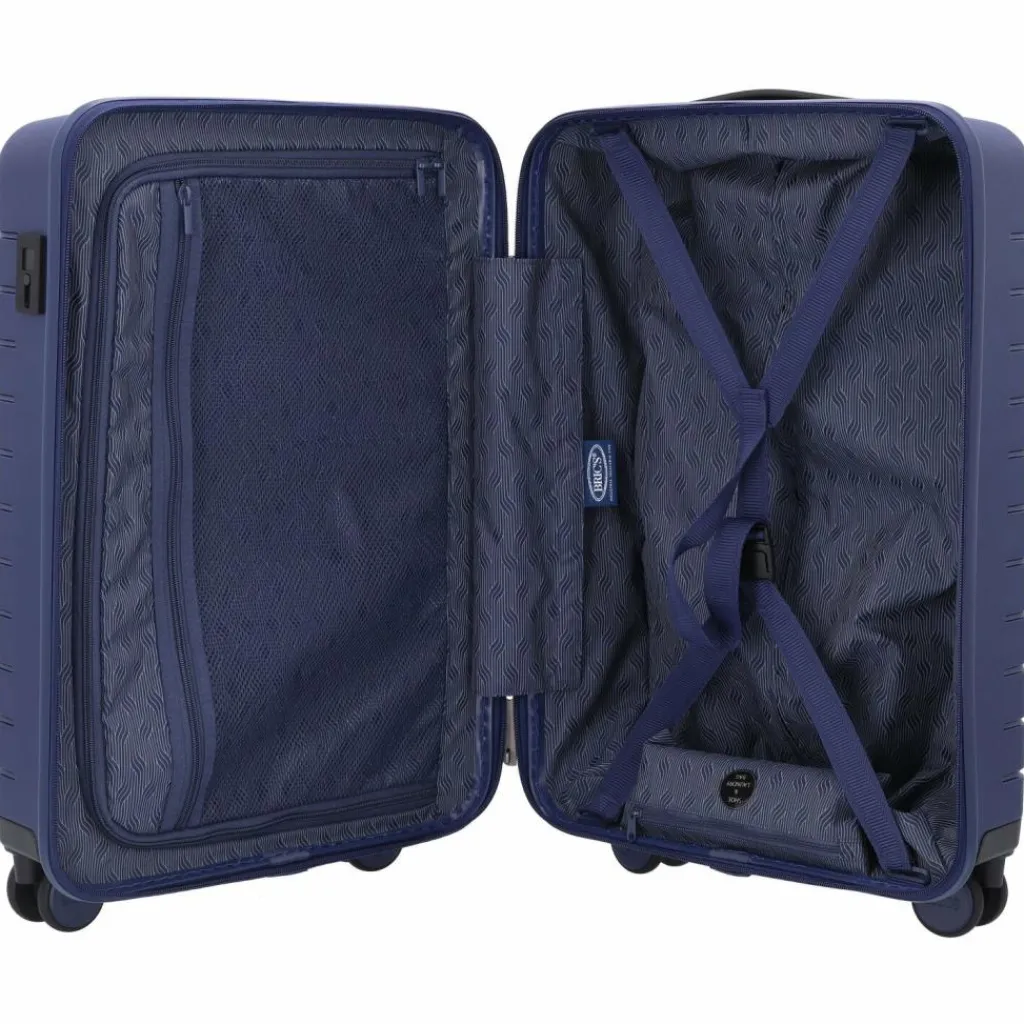 Bric's Hartgepäck Kabinengepäck|4-Rollen Kabinentrolleys<BY Ulisse 4-Rollen Kabinentrolley 55 cm ocean blue