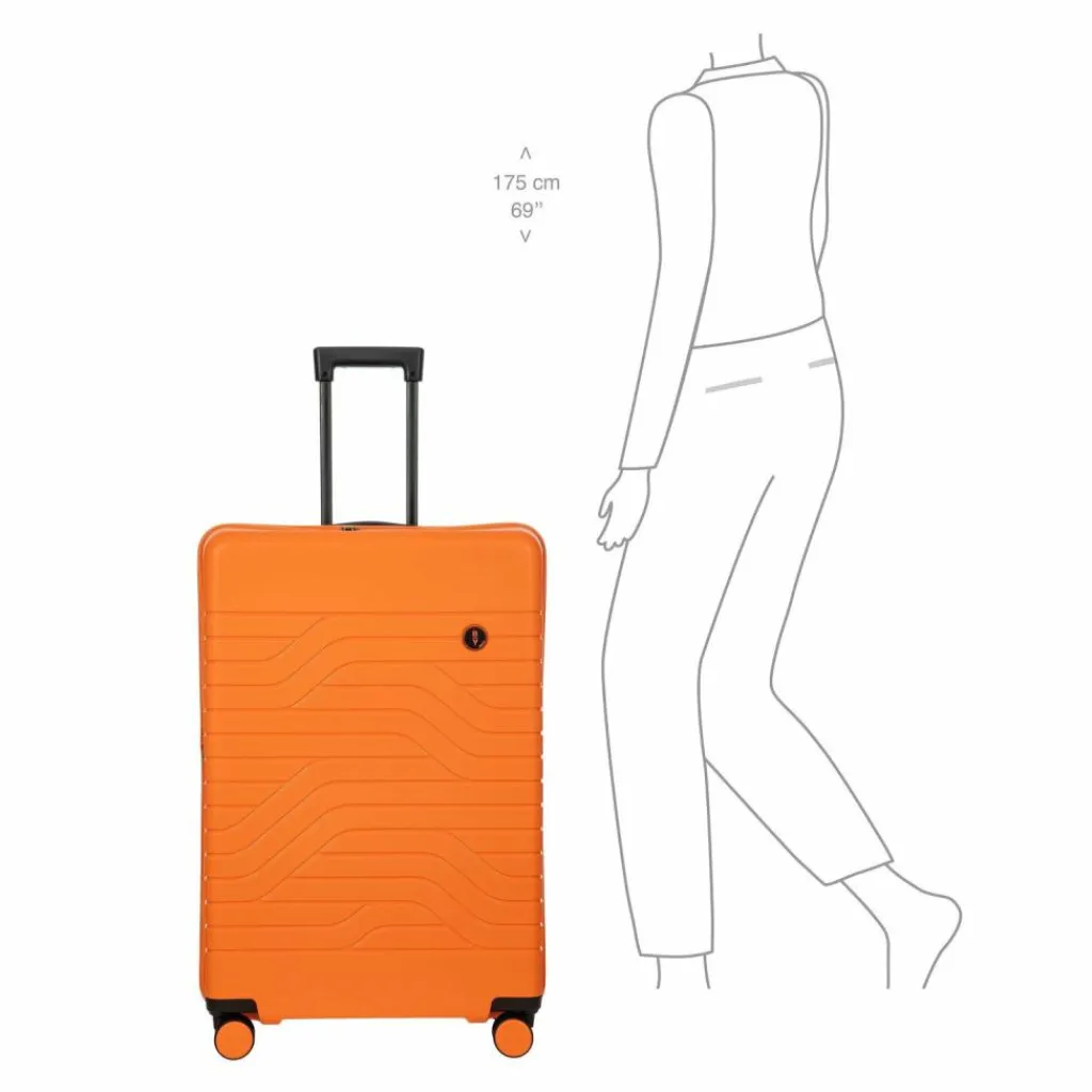 New Bric's BY Ulisse 4-Rollen Trolley 79 cm orange
