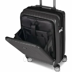 Bric's Hartgepäck Kabinengepäck|4-Rollen Kabinentrolleys<Cervia 2.0 4 Rollen Kabinentrolley S 55 cm Laptopfach mit Dehnfalte dark-grey