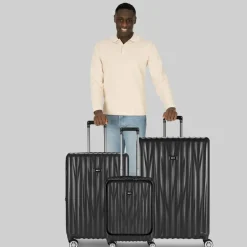 Bric's Hartgepäck Kabinengepäck|4-Rollen Kabinentrolleys<Cervia 2.0 4 Rollen Kabinentrolley 77 cm Laptopfach mit Dehnfalte dark-grey