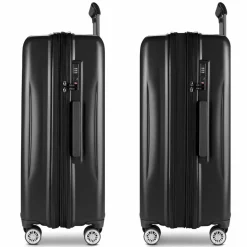 Bric's Hartgepäck|4-Rollen Koffer<Cervia 2.0 4 Rollen Trolley L 77 cm mit Dehnfalte dark-grey