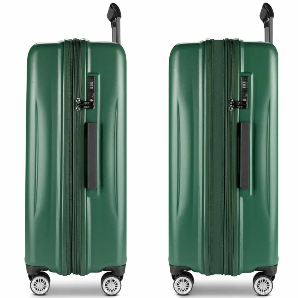 Bric's Cervia 2.0 4 Rollen Trolley L 77 cm mit Dehnfalte