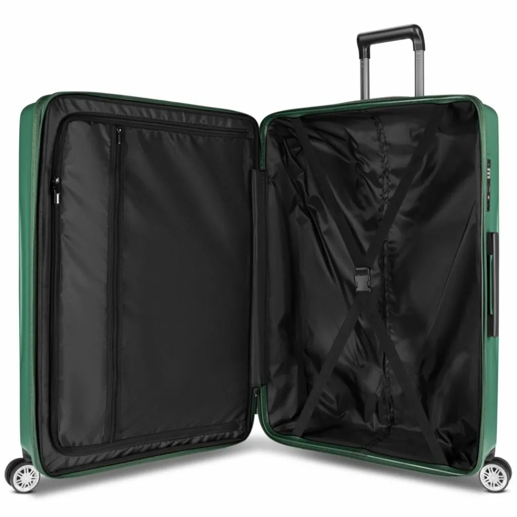 Bric's Cervia 2.0 4 Rollen Trolley L 77 cm mit Dehnfalte