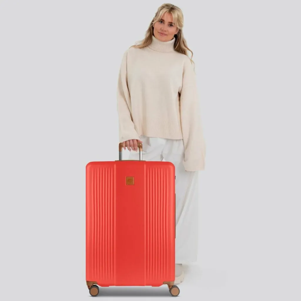 Bric's Hartgepäck|4-Rollen Koffer<Ferrara 4 Rollen Trolley L 77 cm mit Dehnfalte red