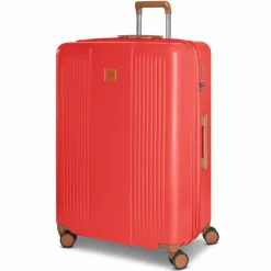 Bric's Hartgepäck|4-Rollen Koffer<Ferrara 4 Rollen Trolley L 77 cm mit Dehnfalte red