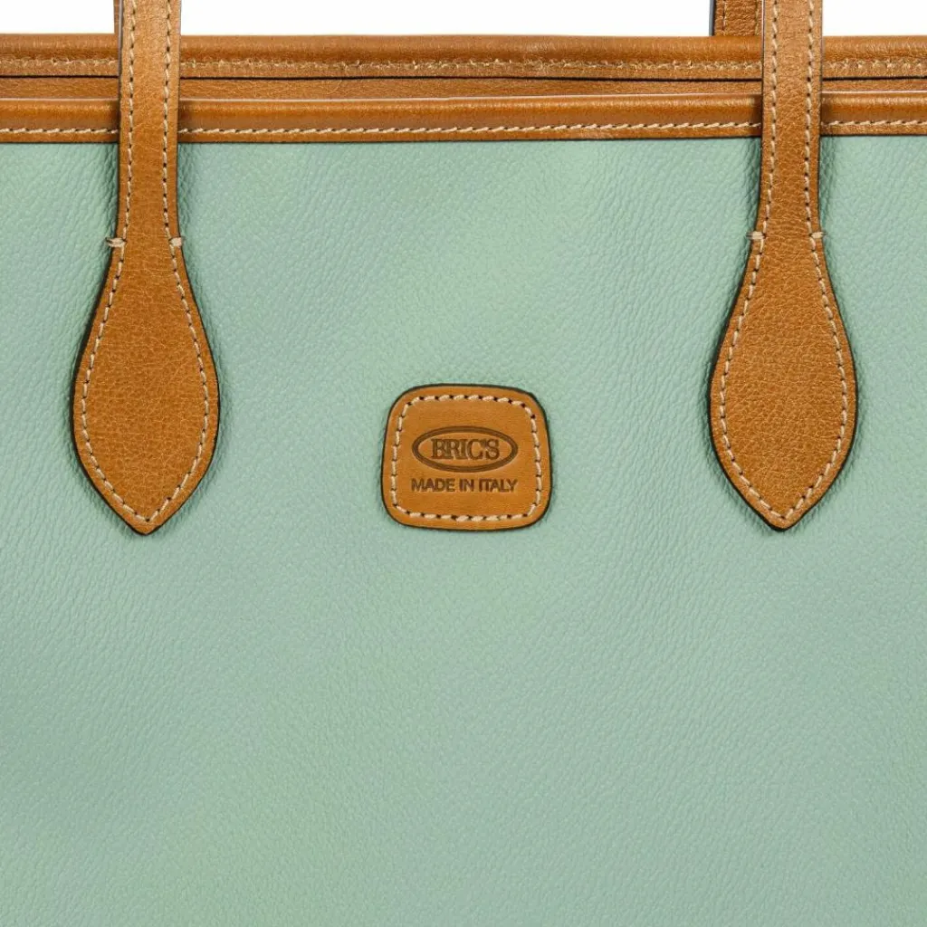 Bric's Shopper|Schultertaschen<Firenze Shopper Tasche 40 cm Laptopfach eucalyptus