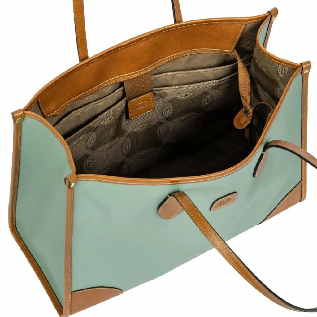 Bric's Shopper|Schultertaschen<Firenze Shopper Tasche 40 cm Laptopfach eucalyptus