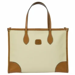 Bric's Shopper|Schultertaschen<Firenze Shopper Tasche S 35 cm Laptopfach cream