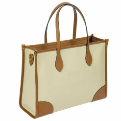 Bric's Shopper|Schultertaschen<Firenze Shopper Tasche S 35 cm Laptopfach cream