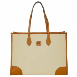 Bric's Shopper|Schultertaschen<Firenze Shopper Tasche 40 cm Laptopfach panna