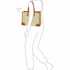 Bric's Shopper|Schultertaschen<Firenze Shopper Tasche 40 cm Laptopfach panna