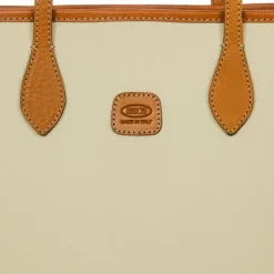 Bric's Shopper|Schultertaschen<Firenze Shopper Tasche 40 cm Laptopfach panna
