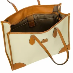Bric's Shopper|Schultertaschen<Firenze Shopper Tasche 40 cm Laptopfach panna