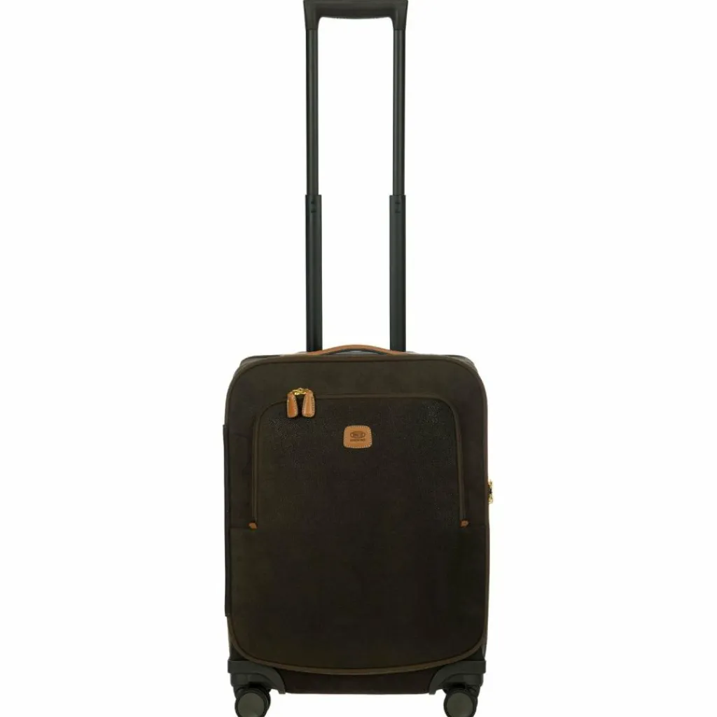 Bric's Weichgepäck Kabinengepäck|4-Rollen Kabinentrolleys<Life 4 Rollen Kabinentrolley 55 cm olive