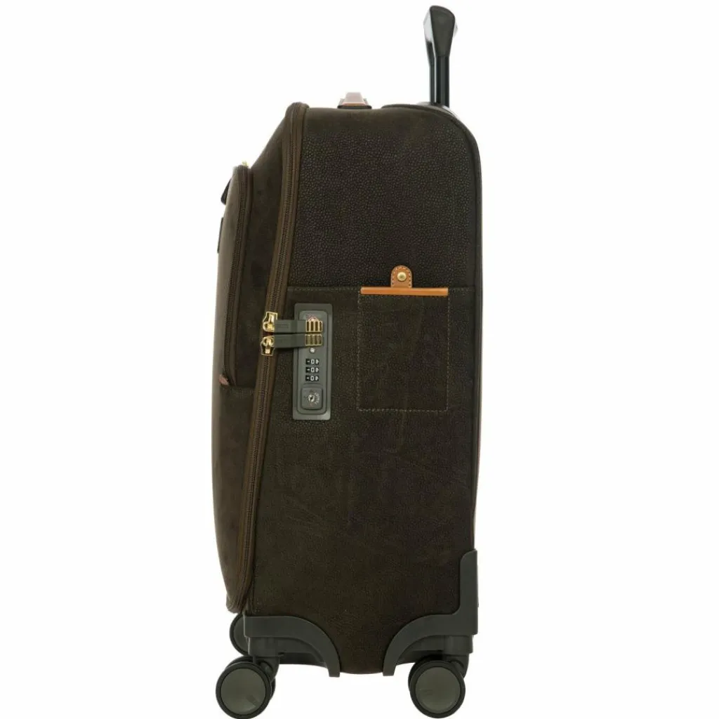 Bric's Weichgepäck Kabinengepäck|4-Rollen Kabinentrolleys<Life 4 Rollen Kabinentrolley 55 cm olive