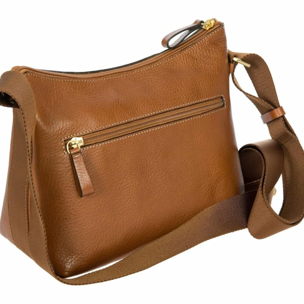 Best Bric's Life Pelle Martina Umhängetasche Leder 34 cm cognac