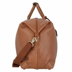 Clearance Bric's Life Pelle Reisetasche Leder 53 cm cognac