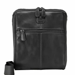 Bric's Umhängetaschen<Life Pelle Schultertasche Leder 24 cm black