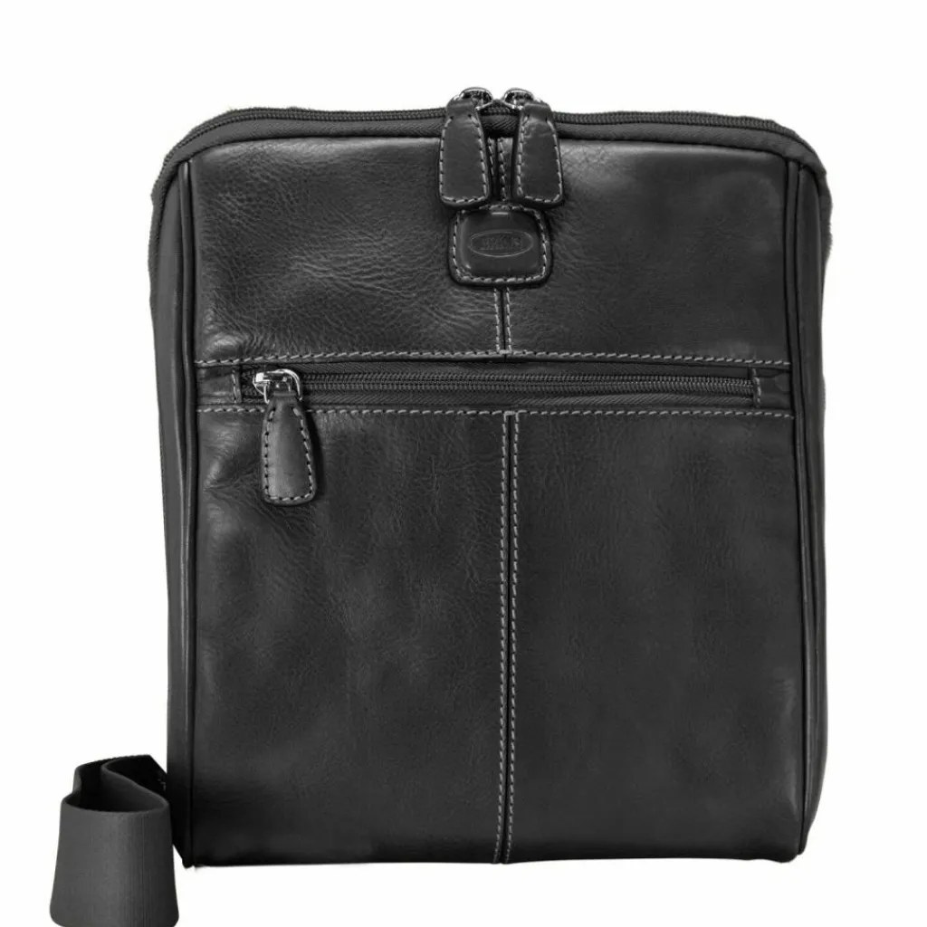 Bric's Umhängetaschen<Life Pelle Schultertasche Leder 24 cm black