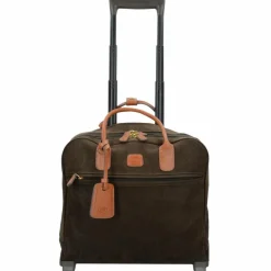 Bric's Laptoptaschen|Businesstrolleys Mit Laptopfach<Life 2-Rollen Businesstrolley 38 cm Laptopfach olivgruen