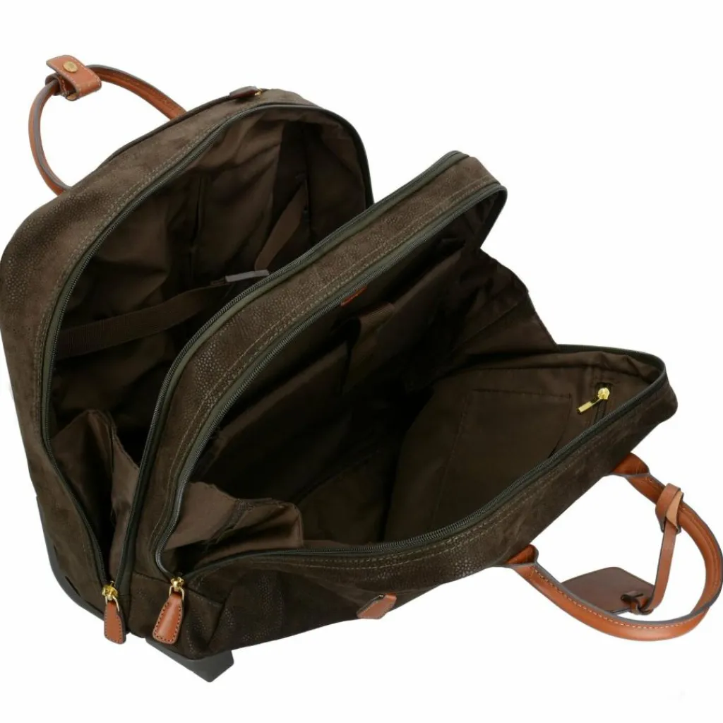 Bric's Laptoptaschen|Businesstrolleys Mit Laptopfach<Life 2-Rollen Businesstrolley 38 cm Laptopfach olivgruen