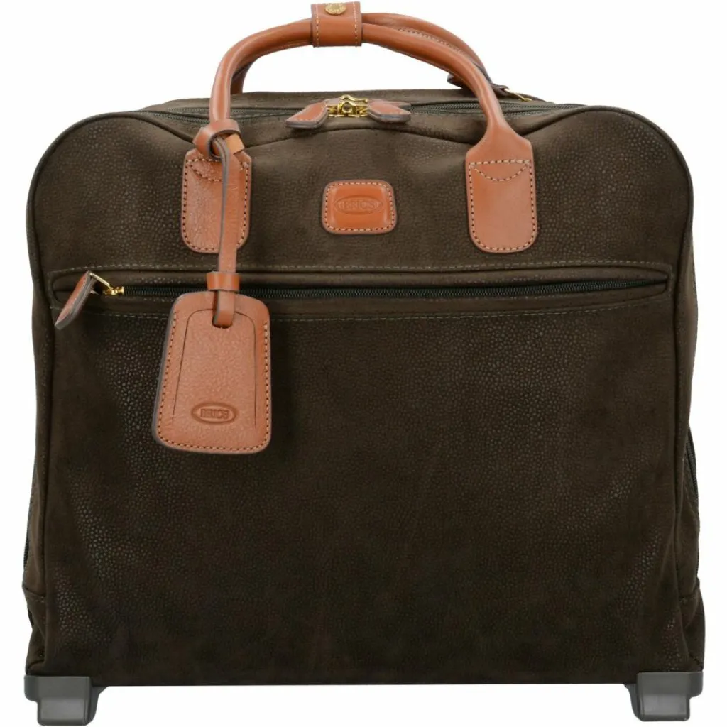Bric's Laptoptaschen|Businesstrolleys Mit Laptopfach<Life 2-Rollen Businesstrolley 38 cm Laptopfach olivgruen