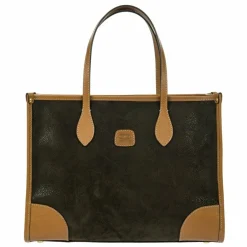 Bric's Shopper|Schultertaschen<Life Shopper Tasche S 35 cm Laptopfach olive