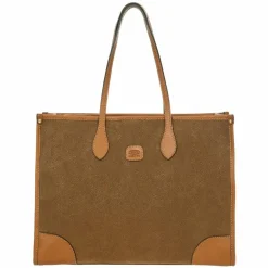 Bric's Shopper|Schultertaschen<Life Shopper Tasche 40.5 cm Laptopfach camel