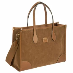 Discount Bric's Life Shopper Tasche S 35 cm Laptopfach camel