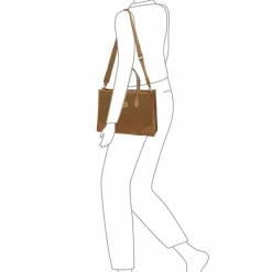 Discount Bric's Life Shopper Tasche S 35 cm Laptopfach camel