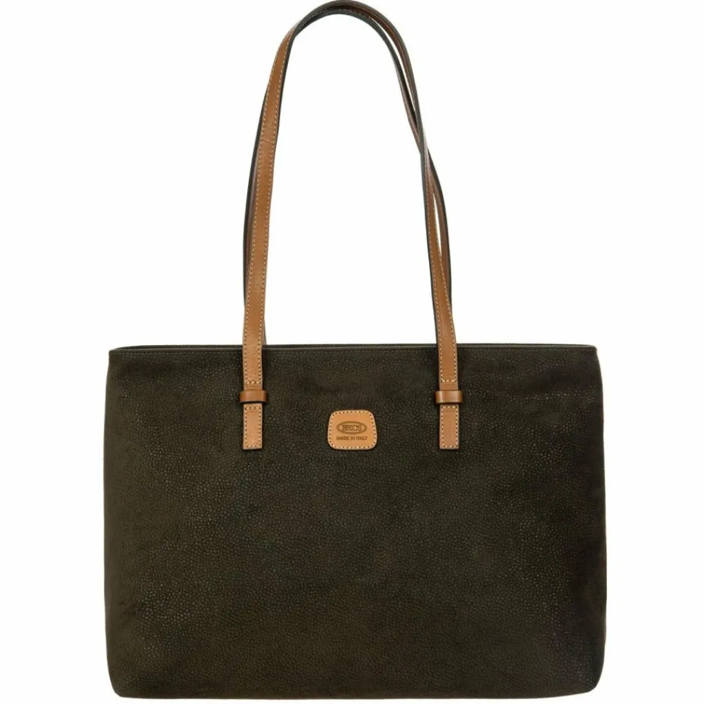 Best Bric's Life Vittoria Shopper Tasche 32 cm olivgruen
