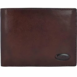 Bric's Herrengeldbörsen Querformat<Monte Rosa Geldbörse RFID Leder 12,5 cm braun