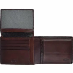 Bric's Herrengeldbörsen Querformat<Monte Rosa Geldbörse RFID Leder 12,5 cm braun