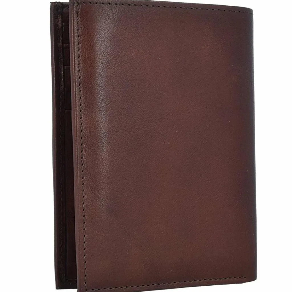 Bric's Monte Rosa Geldbörse RFID Leder 9,5 cm braun