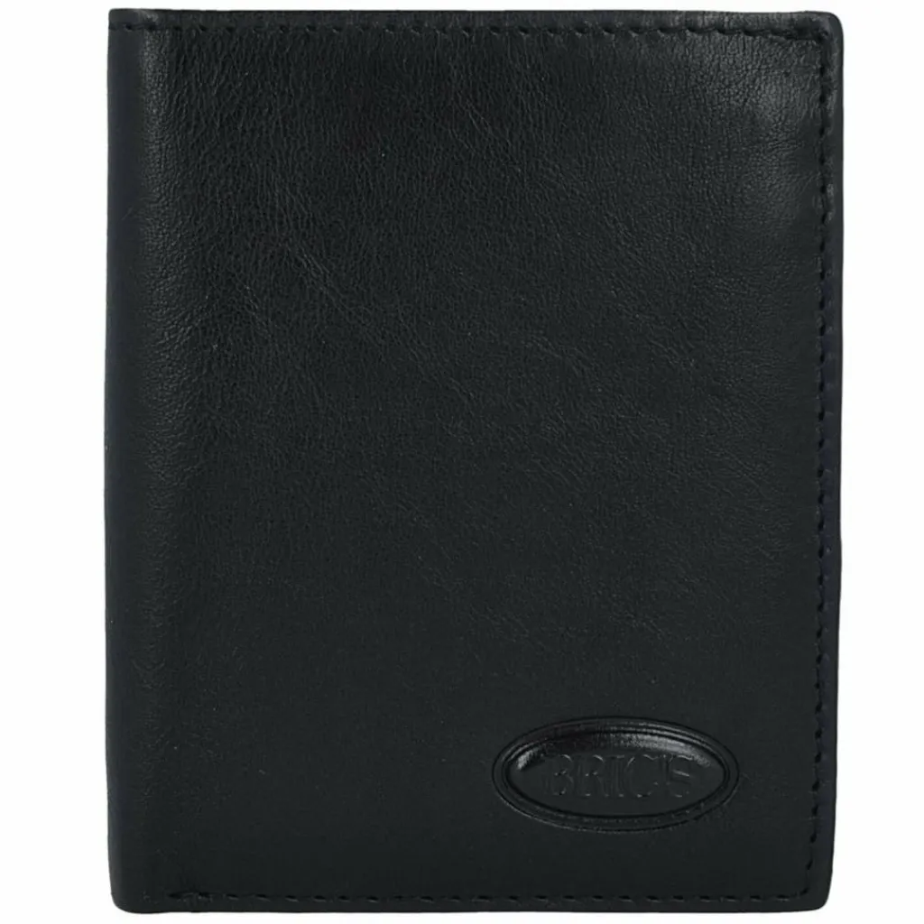 Hot Bric's Monte Rosa Geldbörse RFID Leder 7,5 cm nero