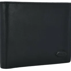 Bric's Herrengeldbörsen Querformat<Monte Rosa Geldbörse RFID Leder 12,5 cm schwarz
