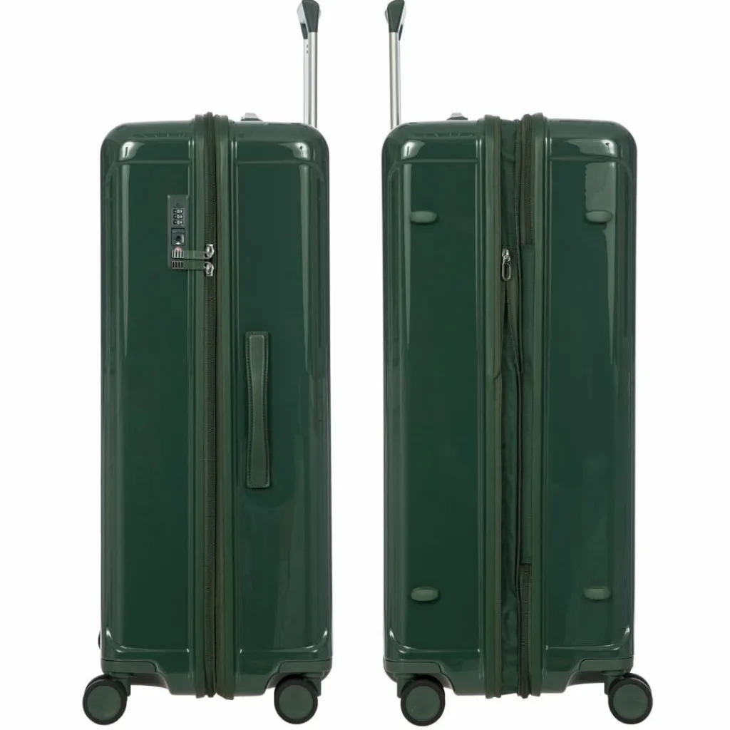 Bric's 4-Rollen Koffer|Hartgepäck<Positano 4 Rollen Trolley 82 cm mit Dehnfalte smaragdgruen