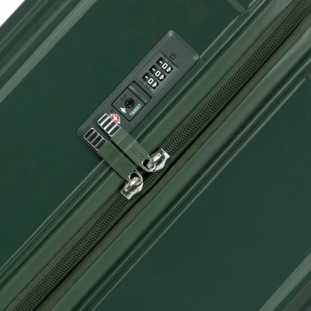 Bric's 4-Rollen Koffer|Hartgepäck<Positano 4 Rollen Trolley 82 cm mit Dehnfalte smaragdgruen