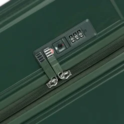 Hot Bric's Positano 4 Rollen Trolley 78 cm mit Dehnfalte smaragdgruen